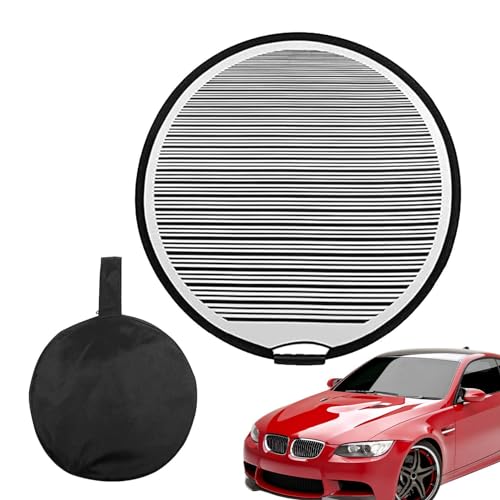 YUTJQOA Dellenreflektorboard 80 Cm Faltbar - Professionelles Ausbeulwerkzeug Für Karosseriereparaturen