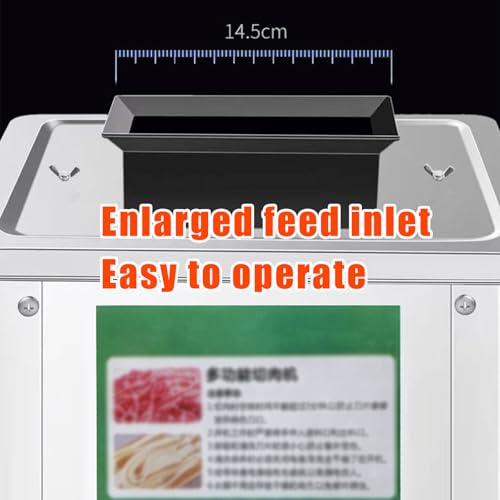 Máquina eléctrica cortadora de carne de acero inoxidable miniatura 4