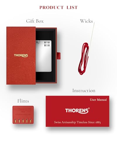 Encendedor clásico THORENS Asprey plateado de cobre sólido miniatura 5
