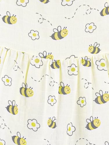 Image of Kidbea Bamboo Cotton Baby Girl Dress, Sleeveless Casual Wear Girls Frock