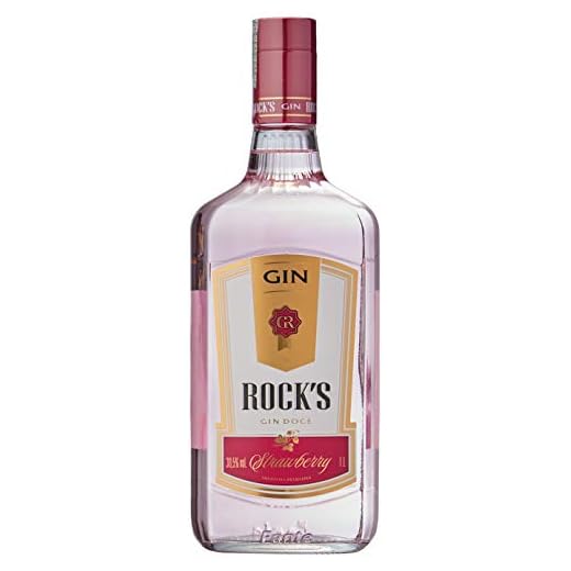 Rocks Gin Rocks Stramberry 995 Ml Sabor 1L