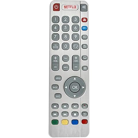 ALLIMITY Remote Control Replaced for Sharp Aquos 3D HD Smart Freeview TV with Youtube Netflix NET+ Buttons Cover