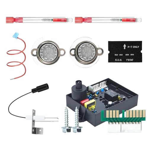 XINSTCO 3 In 1 RV Water Heater Replacement Parts Spare Kit for Atwood/Dometic, 91365 RV Water Heater Circuit Board, 91447 Thermal Cut Off & Thermostat Kit, 93868 Spark Probe Igniter Electrode