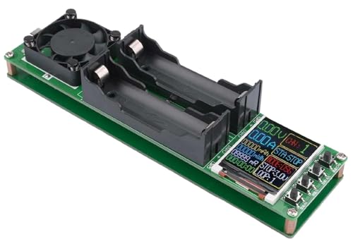 Image of METAPOD 18650 Lithium Battery Capacity Tester with LCD Display | Internal Resistance Measurement | Type-C Input | Battery Analyzer with Cycle Test Function