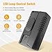 TKOWTB Foot Dimmer Switch Full Range Inline Slide Control Switch for Floor Light LED Lamp Incandescent Bulb 100V-120V US Plug