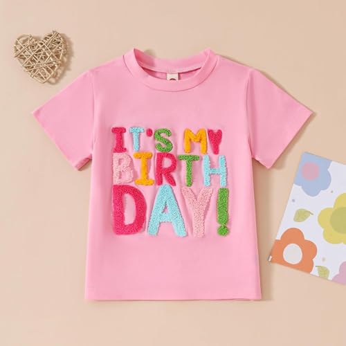 Image of Toddler Baby Girl First Birthday Outfit In My One Year Old Era Sweatshirt Tops Little Princess 1st Birthday Clothes