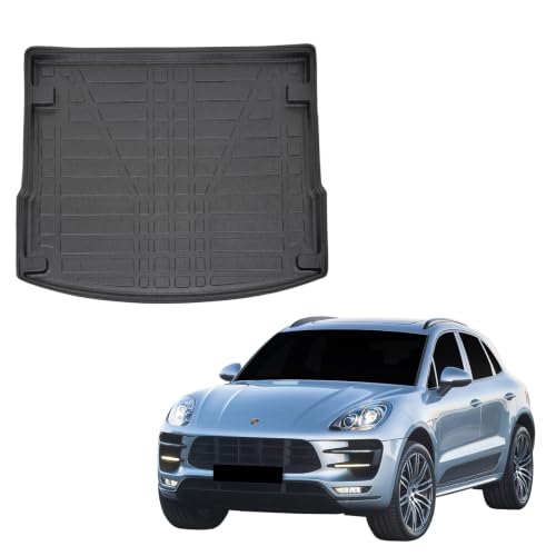 Tapis de coffre Porsche Macan antidérapant avec bords hauts protecteurs