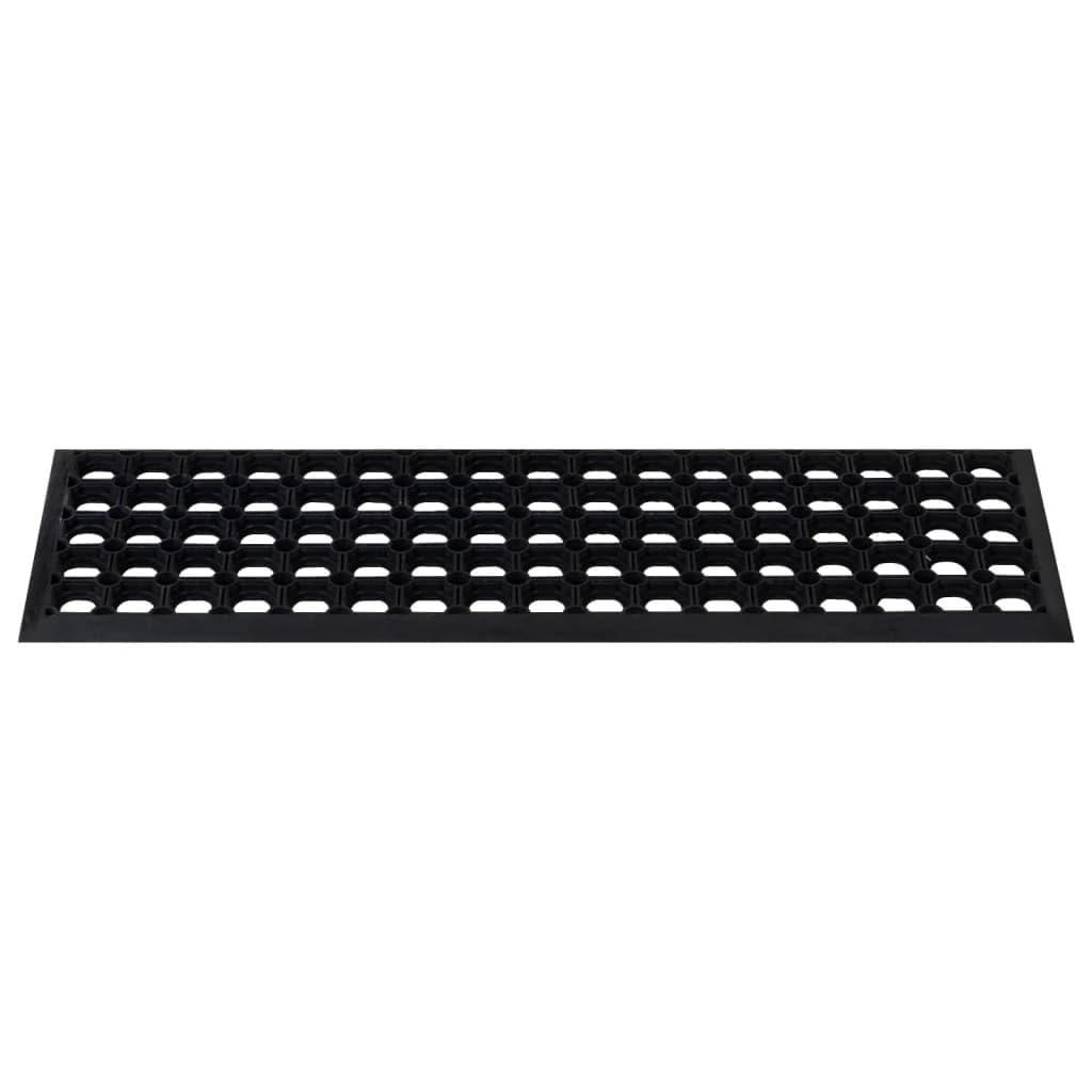 Générique Stopnie schodowe z gumy 5 szt. 25x75 cm, antypoślizgowe i trwałe do wnętrz, na zewnątrz i do użytku komercyjnego, łatwe do czyszczenia z pustą konstrukcją.