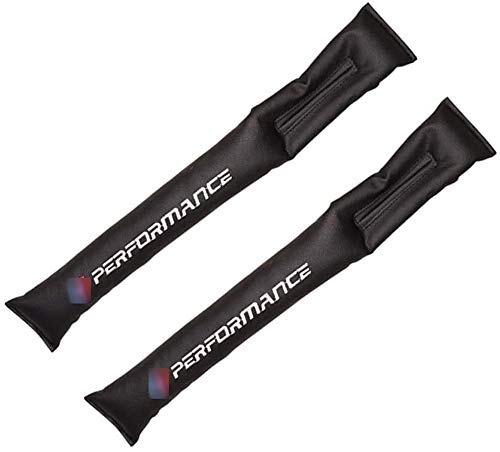 2 PièCes Coussin De Remplissage De SièGe De Voiture EmpêChez Les Objets De Tomber pour BMW, Cuir PU, Noir
