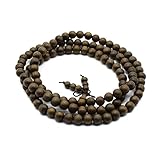 [Zen Dear] 四川省金糸楠鳥木数珠 男性用女性用 古典腕輪 コクタン念珠 キャッツアイ腕輪 コレクト 木質のアクセサリー (丸珠 8mm直径 108玉)