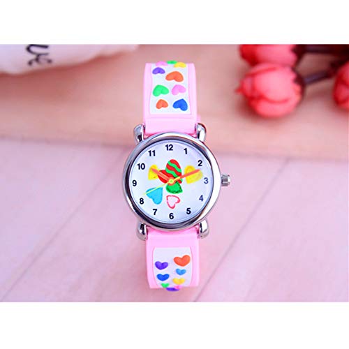 Ele Eleoption 3D Cartoon Kid Watch For Little Kids Boys Girls,Waterproof Silicone Wristwatch Toddler Analog Watch #TOP1