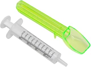 Acu-Life Oral Syringe & Spoon, 10 mL/2 TSP, Accurate Liquid Medicine Calibrator, Ideal for Kids & Adults, Easy-to-Read Measurement, Safe & Durable, Ideal for Medications & Supplements