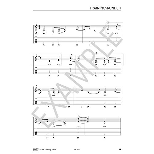 Hage Musikverlag Guitar Training: Metal - Éducatif – vue 7