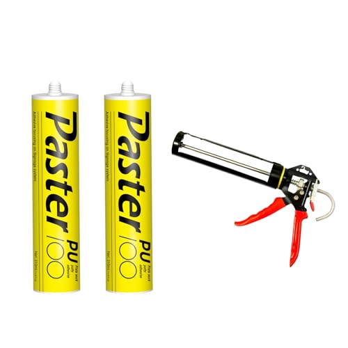 Set de 2 Adhesivos PU-100 y Pistola de Calafateo miniatura 1