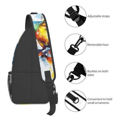 Bolso cruzado para hombre tipo bandolera negro miniatura 5