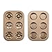 2 paczka forma do pączków forma do ciasta, 6 wnęk ze stali węglowej nieprzywierająca naczynie do pieczenia pączków do pieczenia w piekarniku frytkownica powietrzna, 4 kształty