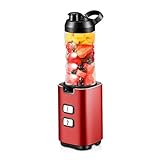 Smash potente y más completo IW.HLMF Batidora portátil, batidora de Frutas con Pilas Recargables USB, Bandeja de Hielo, Vaso Desmontable, batidora Uso Personal Baibao