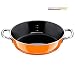 Produktbild Silit Passion Orange Servier-Schmorpfanne 24 cm, Bräter, Schmortopf 2,7l, Silargan Funktionskeramik, hoher Rand, Induktion, Auslaufmodell, orange