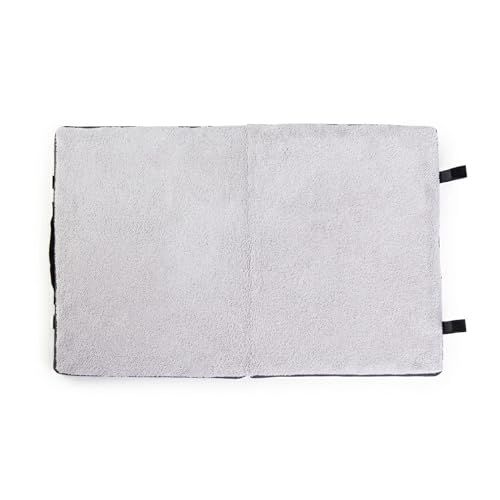 IlGruppone Cuscino Cuccia Pieghevole per Cani e Gatti 80x55 cm, Materassino Morbido da Viaggio, Letto per Animali Domestici con Maniglia, Lavabile e Portatile per Casa, Auto e Trasportino