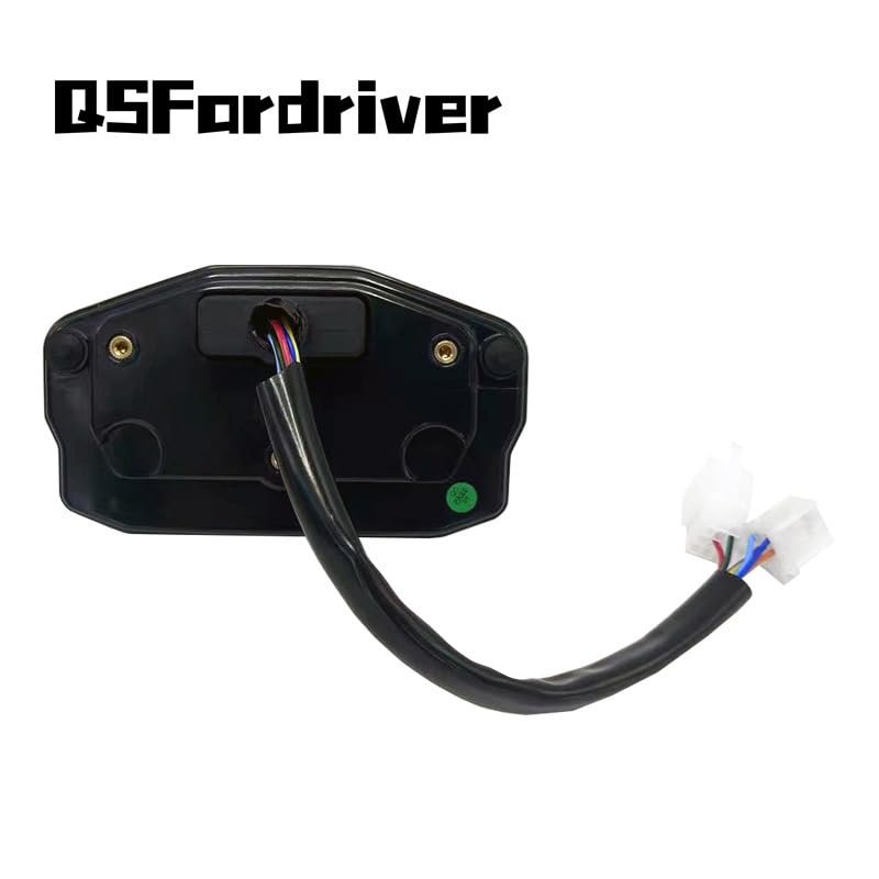 Electric Scooter Moped Adjustable 061-LIN CAN Bus Communication DKD Speedometer 48V-84V LCD Instrument Speed Display for VOTOL Controller and Fardriver Controller