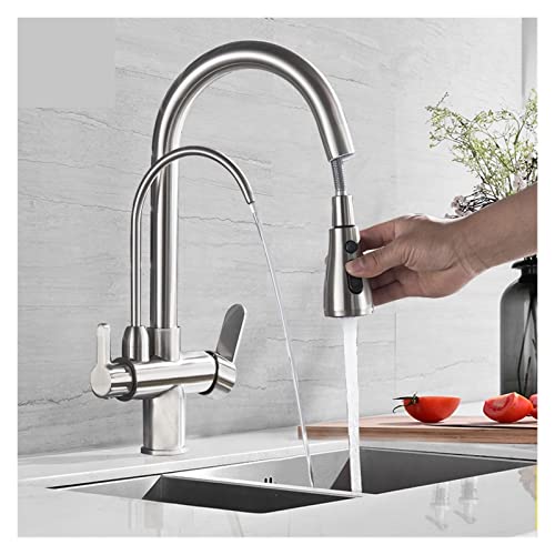 Robinet de cuisine rotation 360 avec purification intégrée et double commande - 3