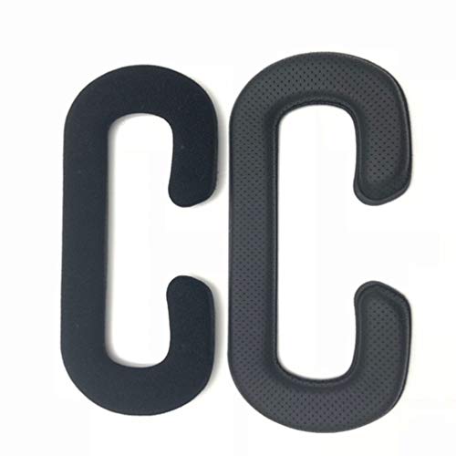Almofada de espuma para rosto HTC Vive VR UKCOCOCO 4 peças de substituição de couro PU para rosto de