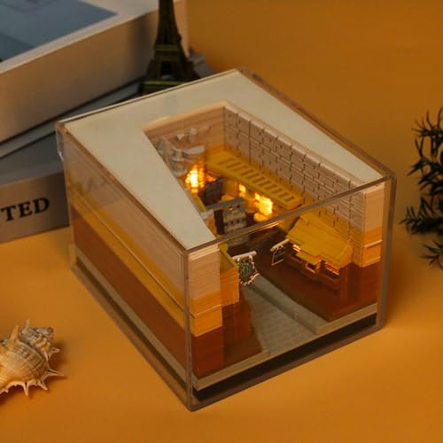 RSLIPIN 3D Memo Pad Time Piece Calendar 2026,3D Art Calendar 2026 Creative Paper Sculpture Diagonal Alley Rip Away Calendar Notes — view 3