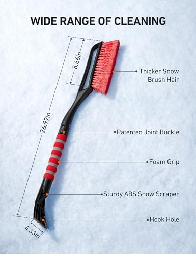 Astroai SN1P0RE 27 Inch Snow Brush And Ice Scraper thumb #6