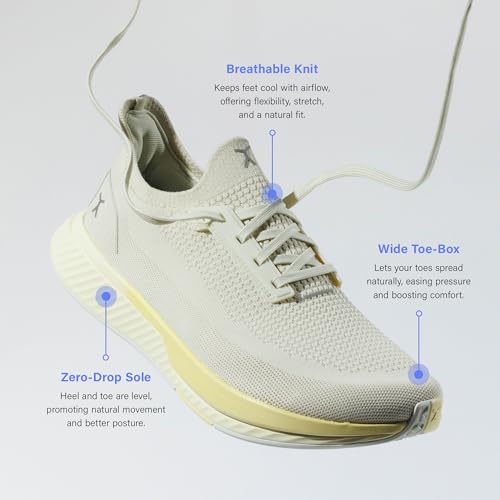 Image of Flux Footwear Adapt Runners Barefoot Minimalist Shoes Women and Mens Light Yellow (Meringue)
