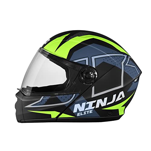 Image of STUDDS Ninja Elite Super D6 FLIP-UP Full FACE Helmet N5 MATT Black-XL