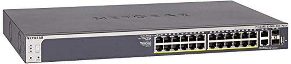 ルーター・ネットワーク機器 NETGEAR ProSAFE S3300-28X-PoE+ NETGEAR製 スタッカブル・スマートスイッチ S3300-28X/S3300-52X