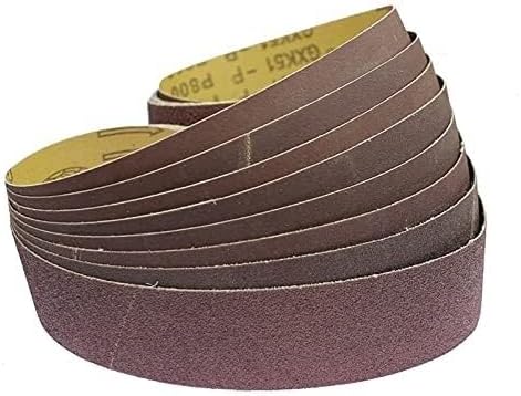 Sandpaper Sanding belts,sandblasting tools,10Pcs 330 * 30mm Sanding Belts Wood Soft Metal Polishing Sandpaper Abrasive Bands 40-1000 Grits For Belt Sander Abrasive Tool(320 OTHER)
