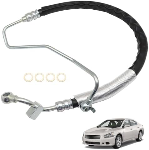 TRQ Power Steering Pressure Hose Assembly - Compatible With 2004-08 Acura TSX & 2003-07 Honda Accord