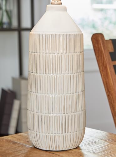 Signature Design by Ashley Willport Ceramic Table Lamp Set of 2, White - image 4