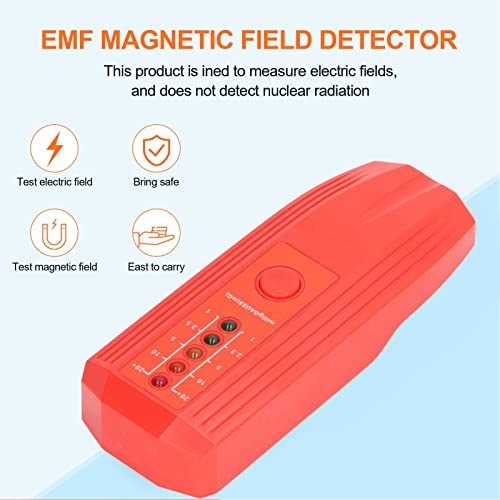 Medidor de radiación electromagnética EMF portátil miniatura 6