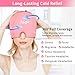 ZNÖCUETÖD Migraine Headache Relief Cap Hat Full Head ice Pack Wrap Cooling Gel Ice Beanie Cold Cap Hot/Cold Compress Therapy for Sinus, Stress, Tension, Head Pain Relief, Gift for Women