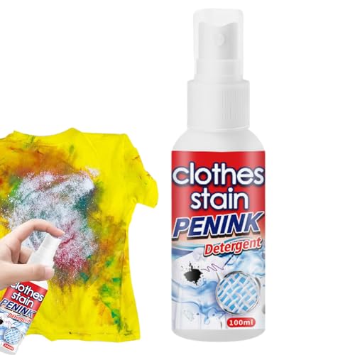 Removedor de tinta e manchas,Removedor de manchas em spray 100ml para manchas instantâneas - Removed