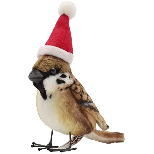 BHS7019 HANSA スズメ10 サンタハット付 BHS7019 HANSA スズメ10 サンタハット付