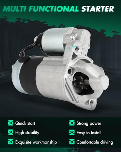 Image of SCITOO Starter for 17775 Starter Motor Fits for Mitsubishi for Montero Sport V6 1999-04, for Mitsubishi for Montero Sport V6 2000-03, for Mitsubishi for Montero V6 2003-06 03 04 05 06
