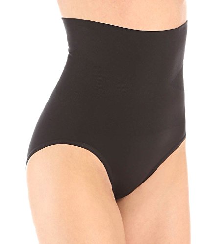 Self Expressions Womens Slim Waister High Waisted Brief 00523 Black L