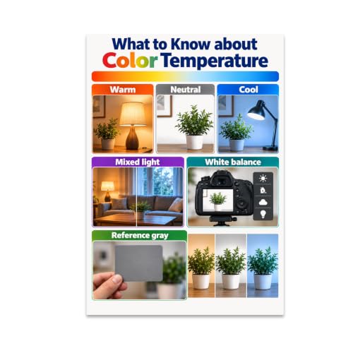 What to Know about Color Temperature Poster - Photography Classroom