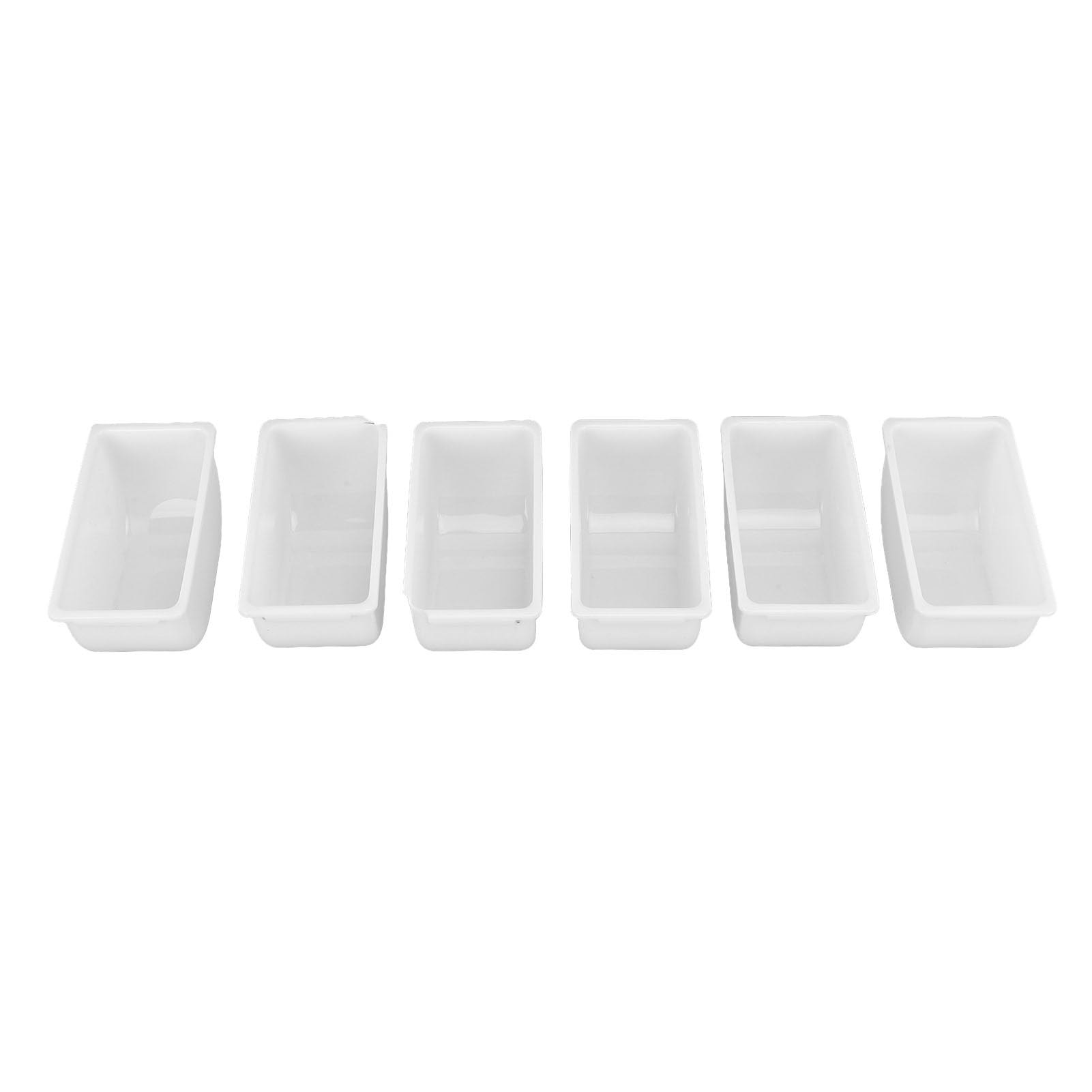 Bandeja para condimentos de frutas y verduras con tapa, bandeja de plástico de 6 compartimentos para servir tacos, helados, suministros de restaurante, organizador de