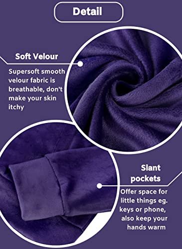 V.&Grin Girls Tracksuit 2 Piece Outfit Velour Zip Up Hooded Sweatshirt And Athletic Sweatpants Clothes Kids Jogger Set #TOP6