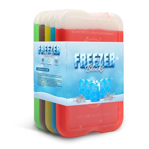 Original Cool Pack - Slim & Long-Lasting Reusable Ice Pack Freezer Blocks for Coolers, Lunch Boxes, Beach, Camping, Fishing - Cooler Accessories for Fresh & Cold Food Storage