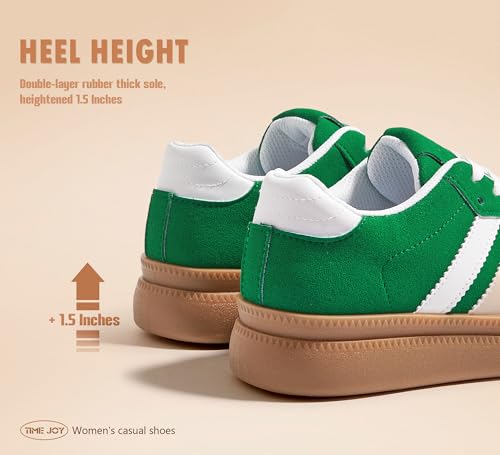 Women's Platform Sneakers Vintage Tennis Shoes with Thick Rubber Gum Sole Breathable Cushioned Comfort for Casual, Sporty & Streetwear3