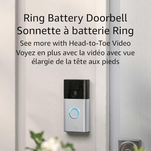 Ring Battery Doorbell — Head-to-Toe Video, Live View with Two-Way...