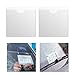 BELOWSYALER Parking Permit Holder,Parking Permit Holder for Car Windscreen Self Adhesive Car Permit Holders Square Windscreen Card Holder Clear for Car