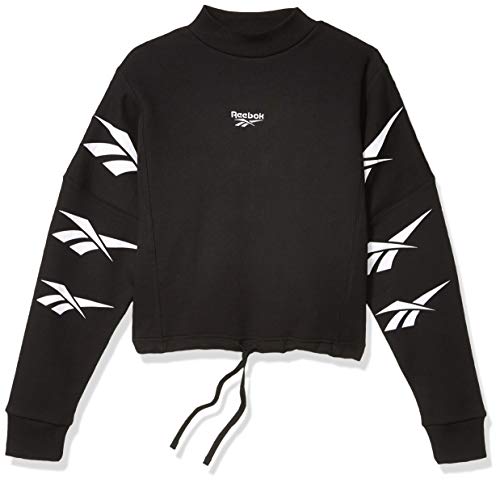 Reebok Classic Vector Repeat Crewneck, Black, X-Large