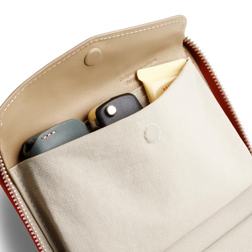 Image of Bellroy Folio Wallet (compact leather folio /clutch wallet with space for cards, bills and coins, plus everyday essentials) - BloodOrange