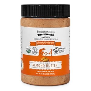 USDA Organic Crunchy Almond Butter,...